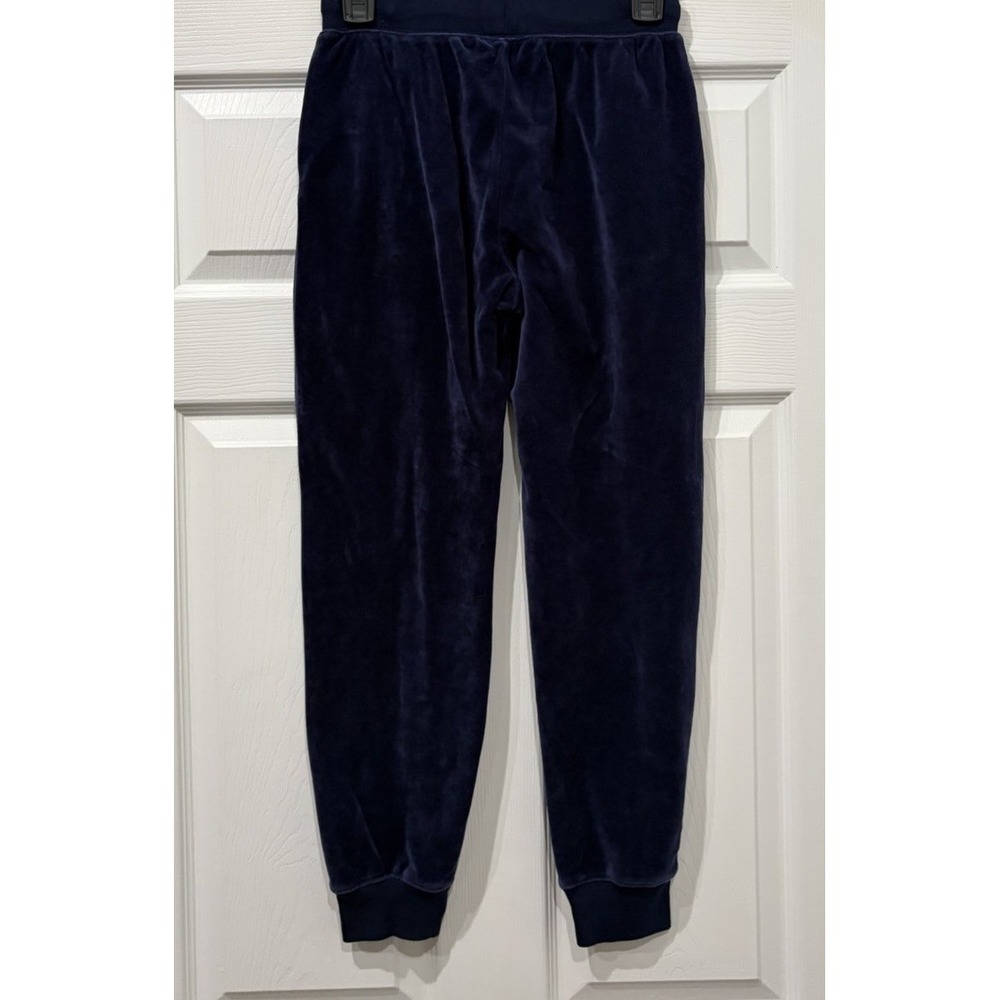 Polo Ralph Lauren Sweatpants Girls Sz LG 12/14 Blue Suede Elastic Waist Joggers - Picture 2 of 7